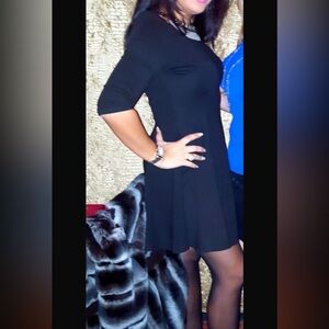 Beulah style black dress short